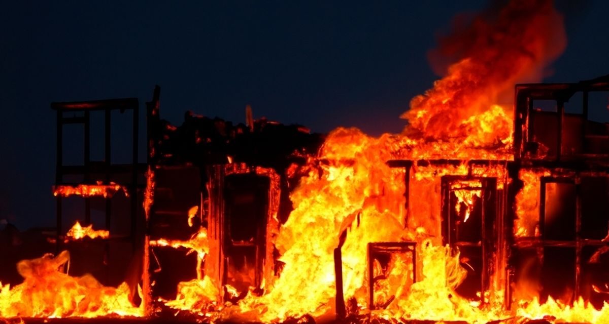 Lautan Api Di Pakistan: 1.200 Toko Rata Dengan Tanah