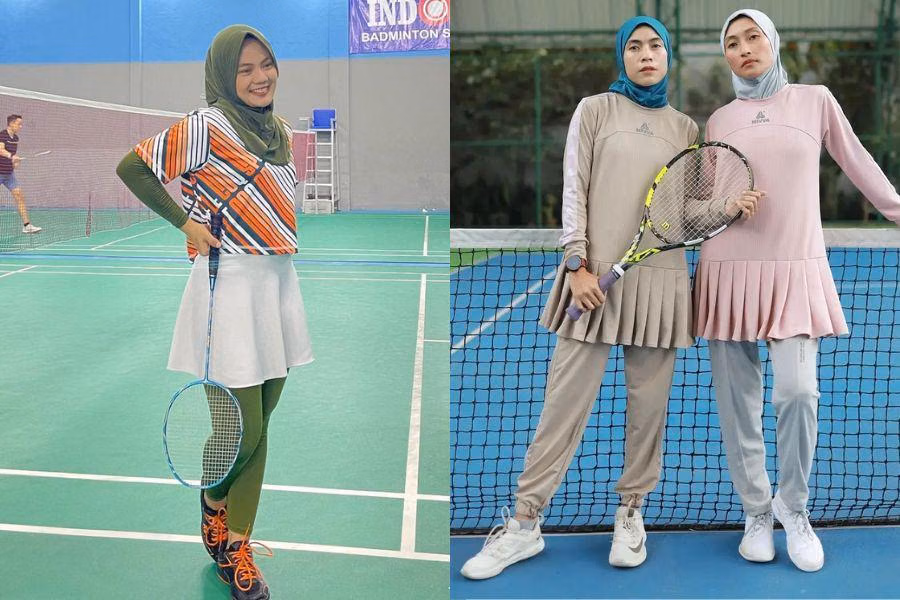 Rekomendasi Setelan Badminton Hijab Yang Gak Bikin Gerah
