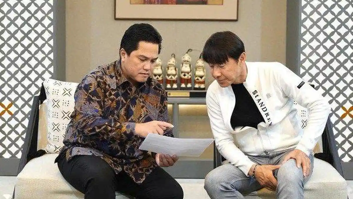 Intip Alasan Erick Thohir Temui Wasit Liga 2