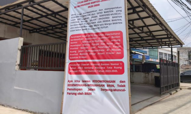 BRIN Tutup Jalan Puspitek, Warga Turun Ke Jalan